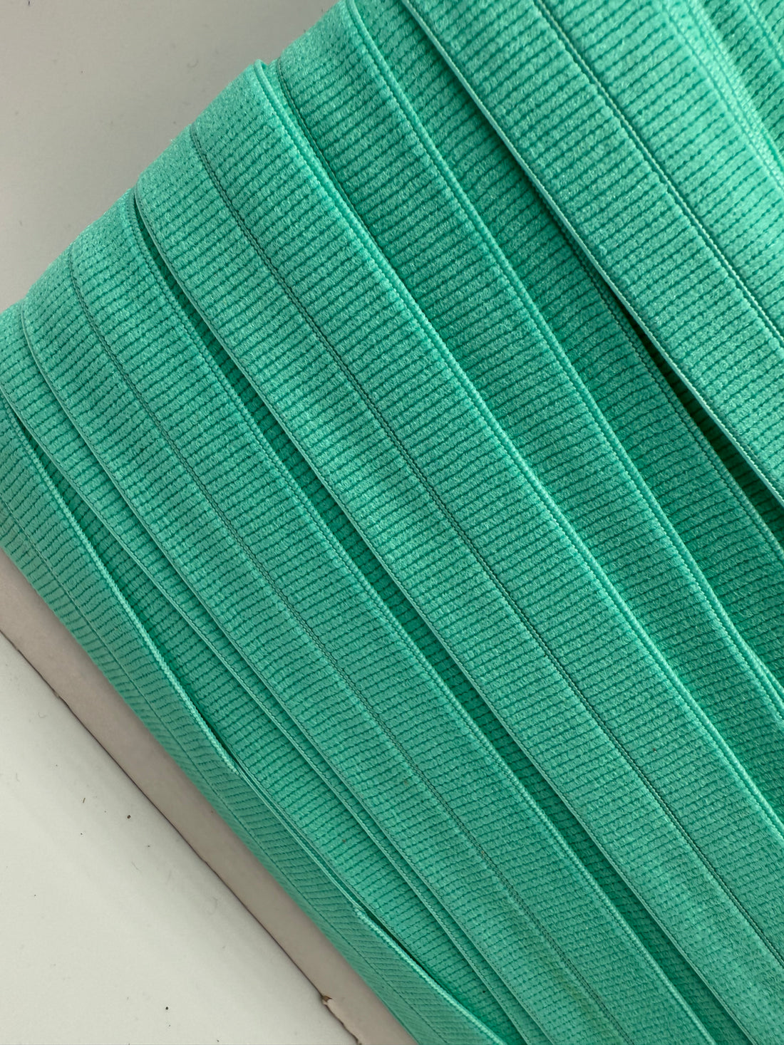 Sø Grøn- Foldeelastik 2 cm bred