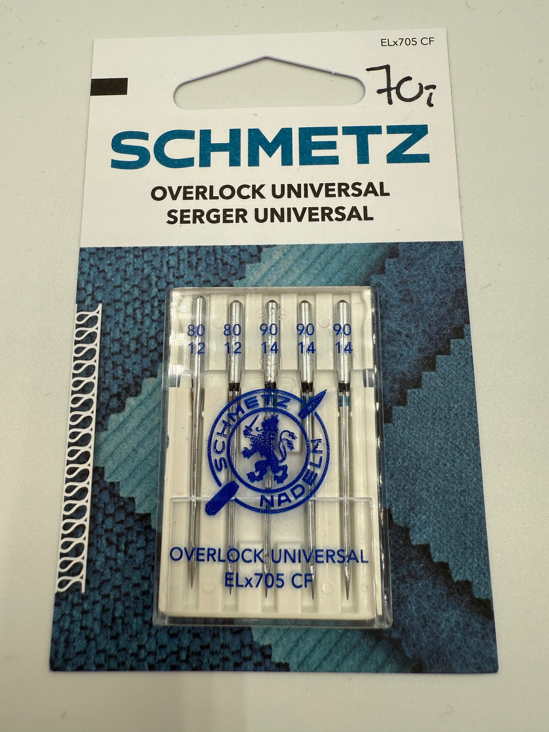 Universal overlock nåle