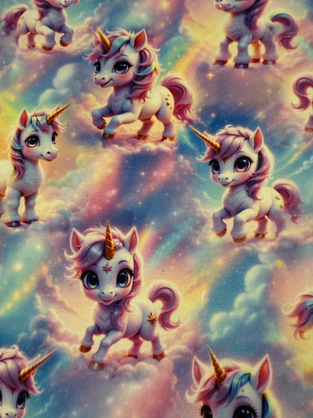 Enhjørninger - bomulds Jersey