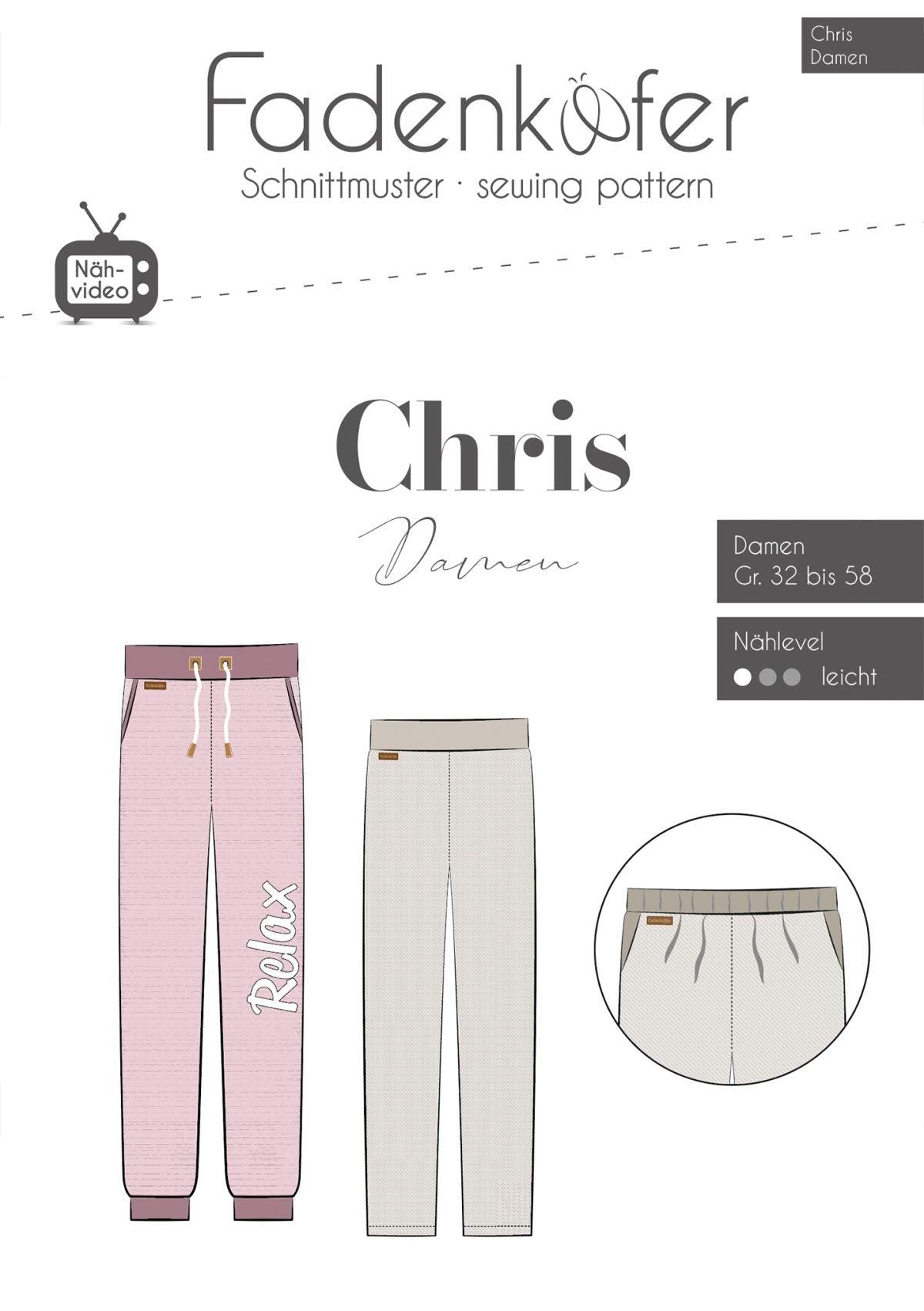 Chris Jogging buks Str 32 - 58 - Dame - Stofsaksen