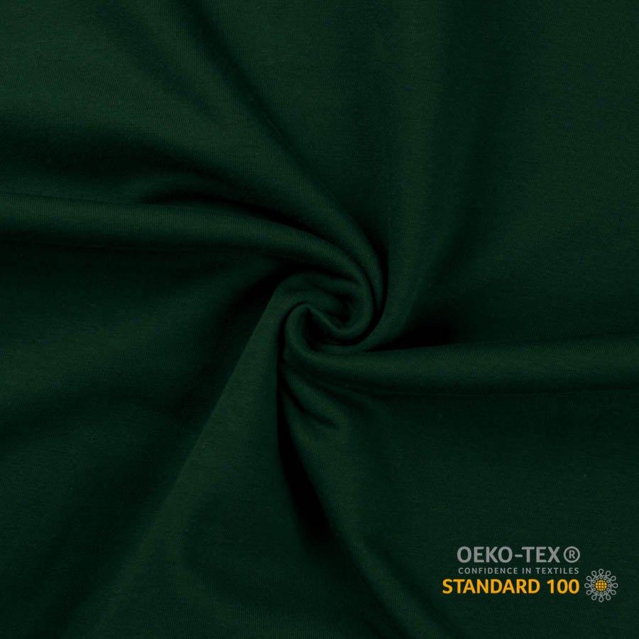 Flaskegrøn French Terry - Stofsaksen