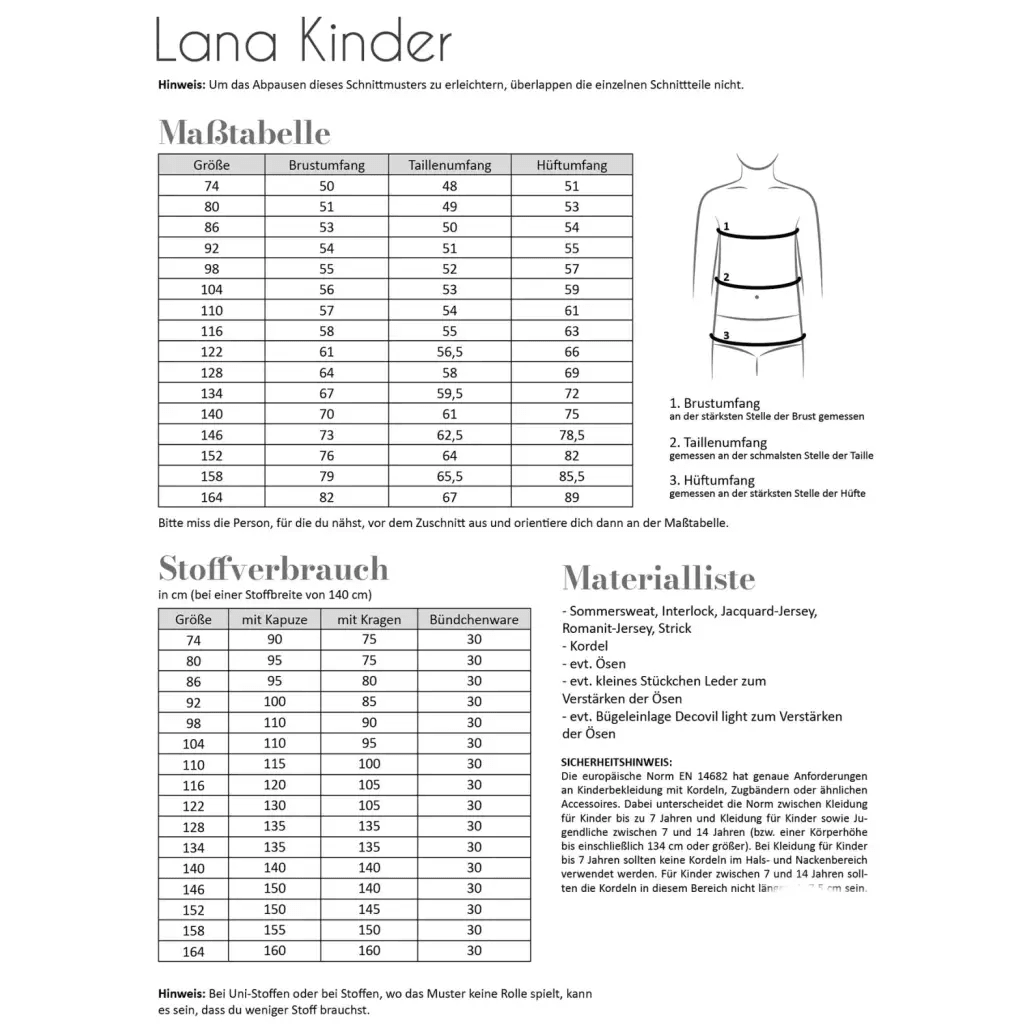 Lana bluse, 74 - 164 - BØRN - Fadenkäfer - Stofsaksen