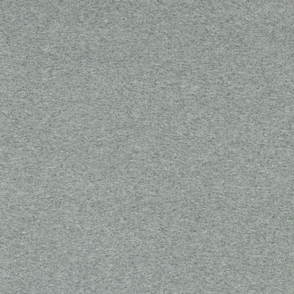 Bomulds Fleece Lys grå melange