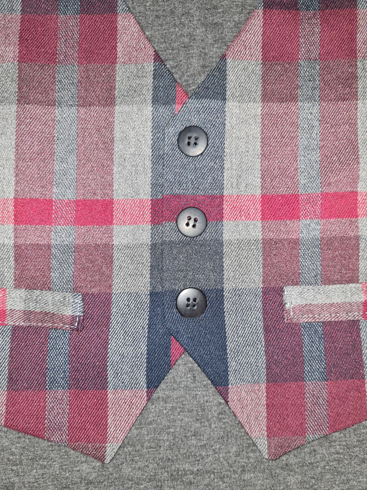 T-shirt med og uden vest 118
