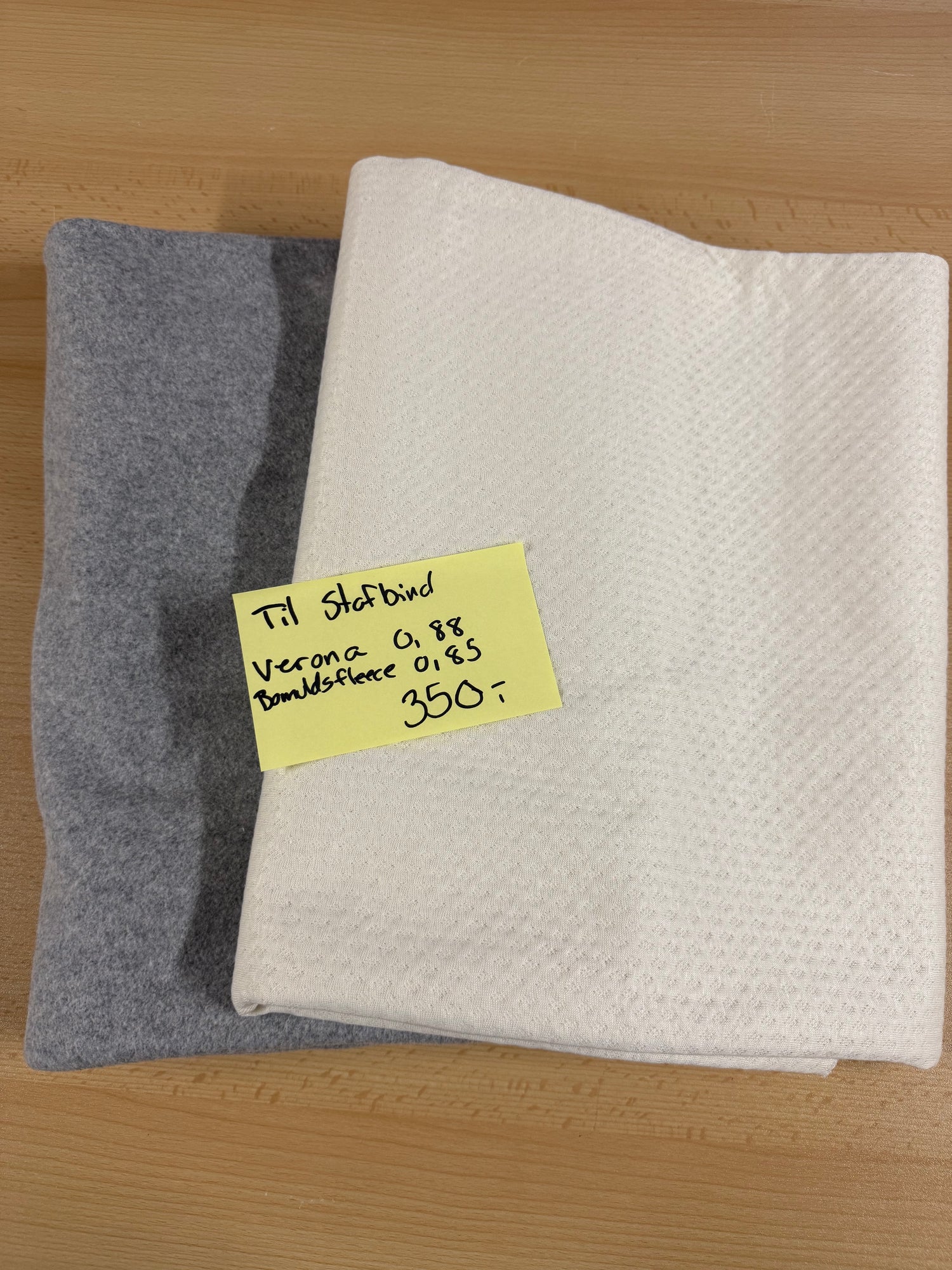 REST til stofbind verona 0,88m og fleece 0,85 m