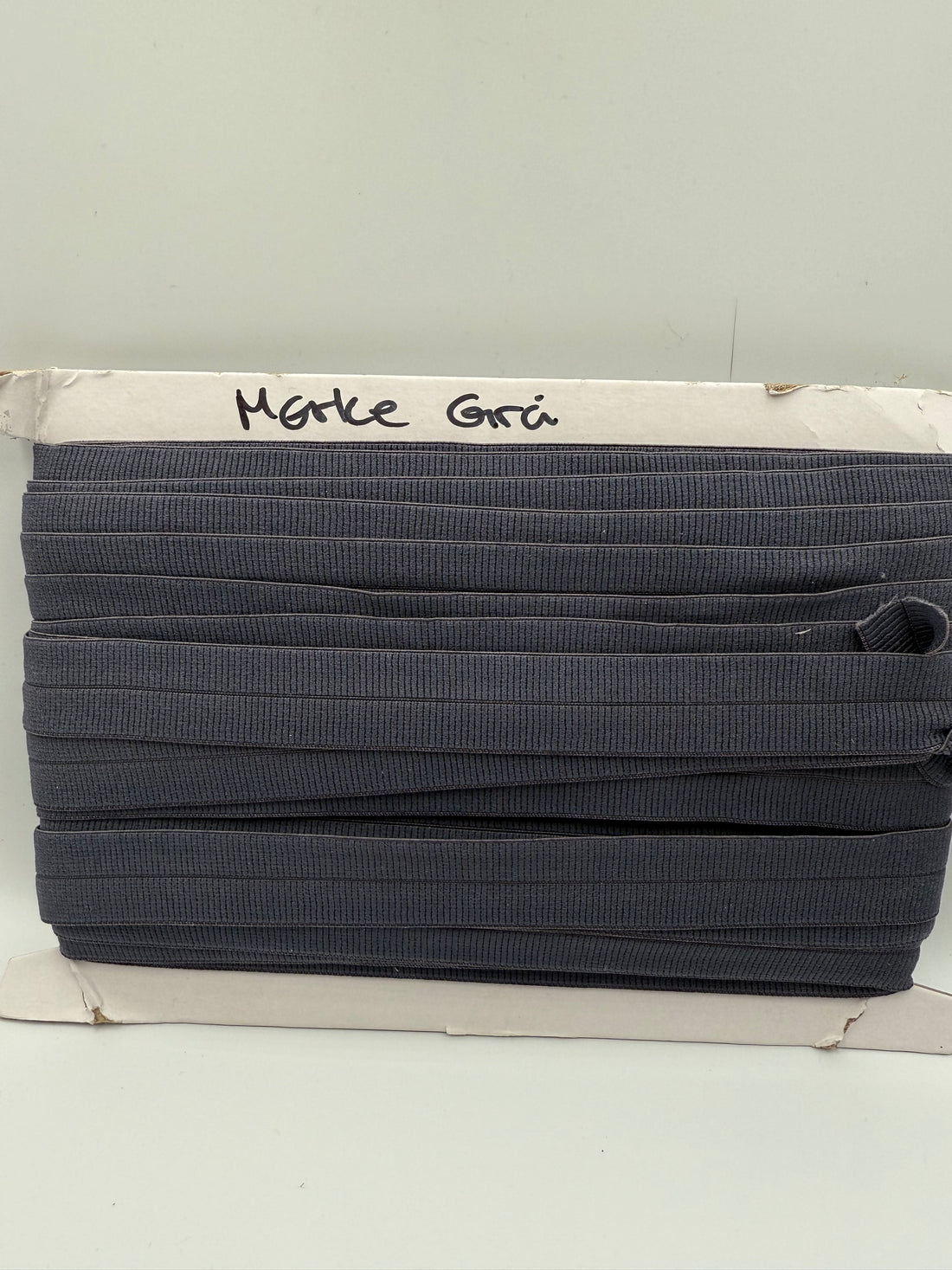 Mørke Grå- Foldeelastik 2 cm bred