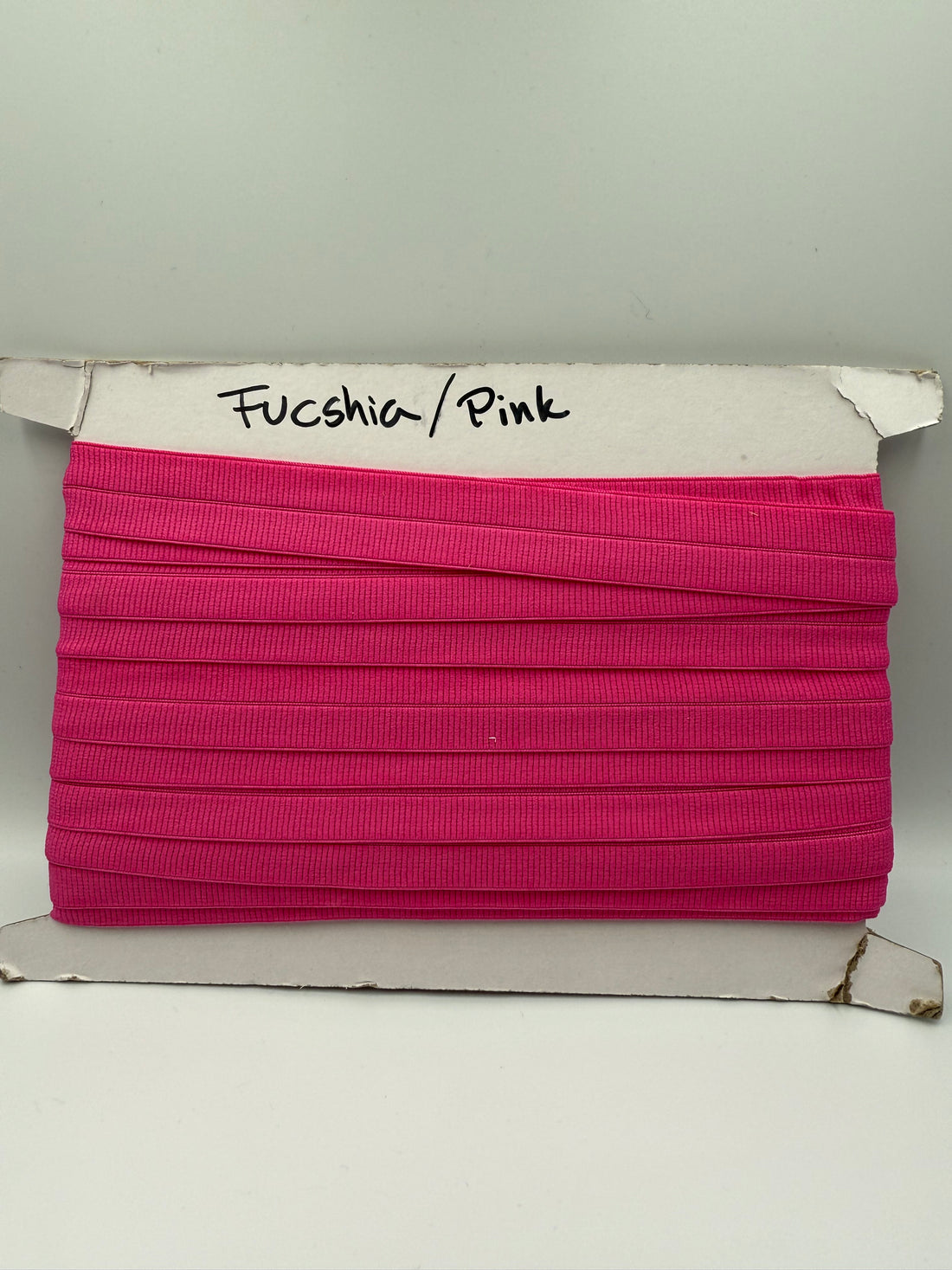 Fuchia/Pink - Foldeelastik 2 cm bred