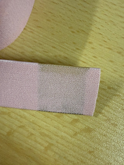 REST - 2,2 m linnings elastik lyserød 2,5 cm 2. Sortering -OBS billeder