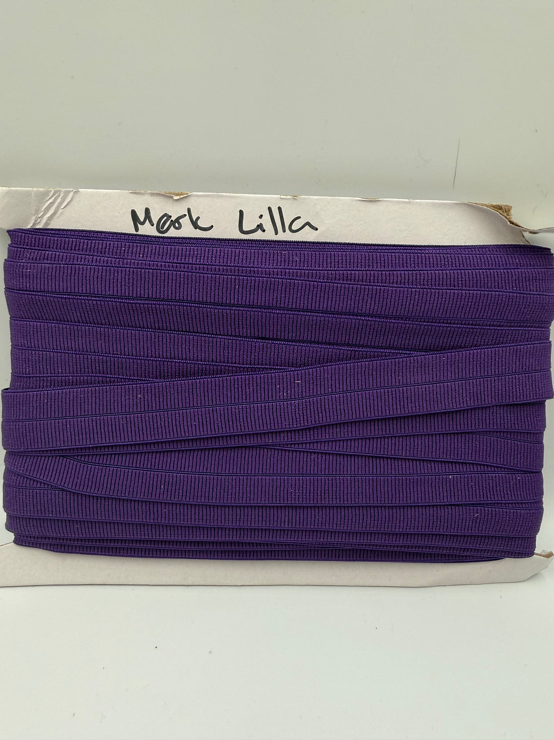 Mørke Lilla- Foldeelastik 2 cm bred