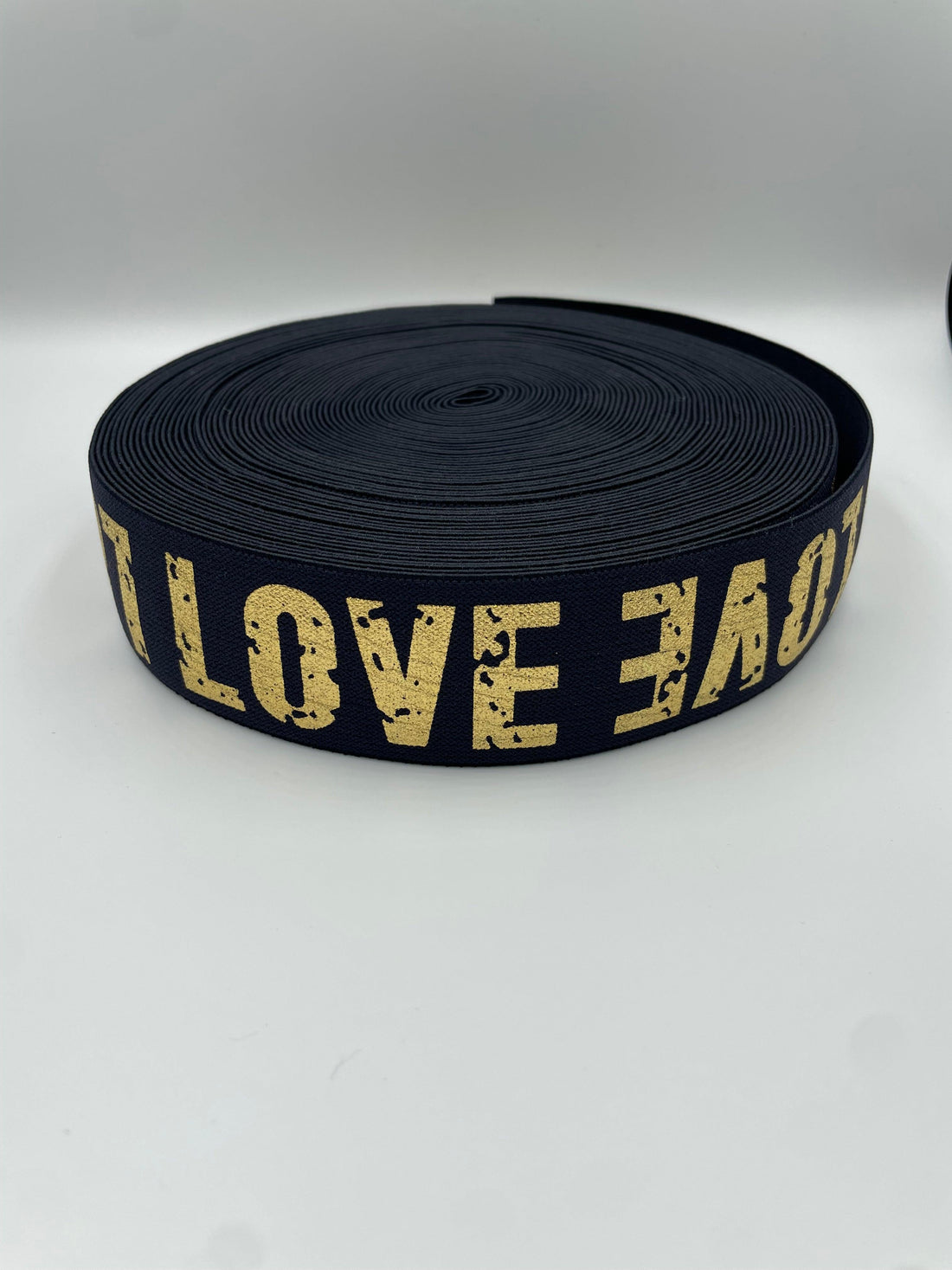 Linnings Elastik "Love" Marine 40 MM