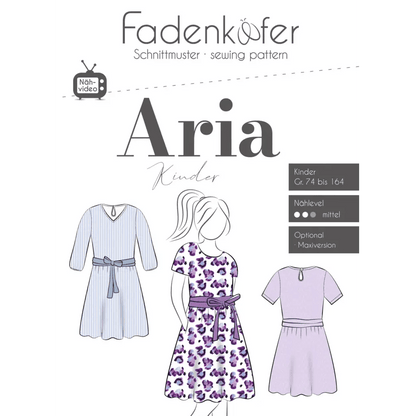 Aria kjole, 74 - 164 - BØRN - Fadenkäfer - Stofsaksen