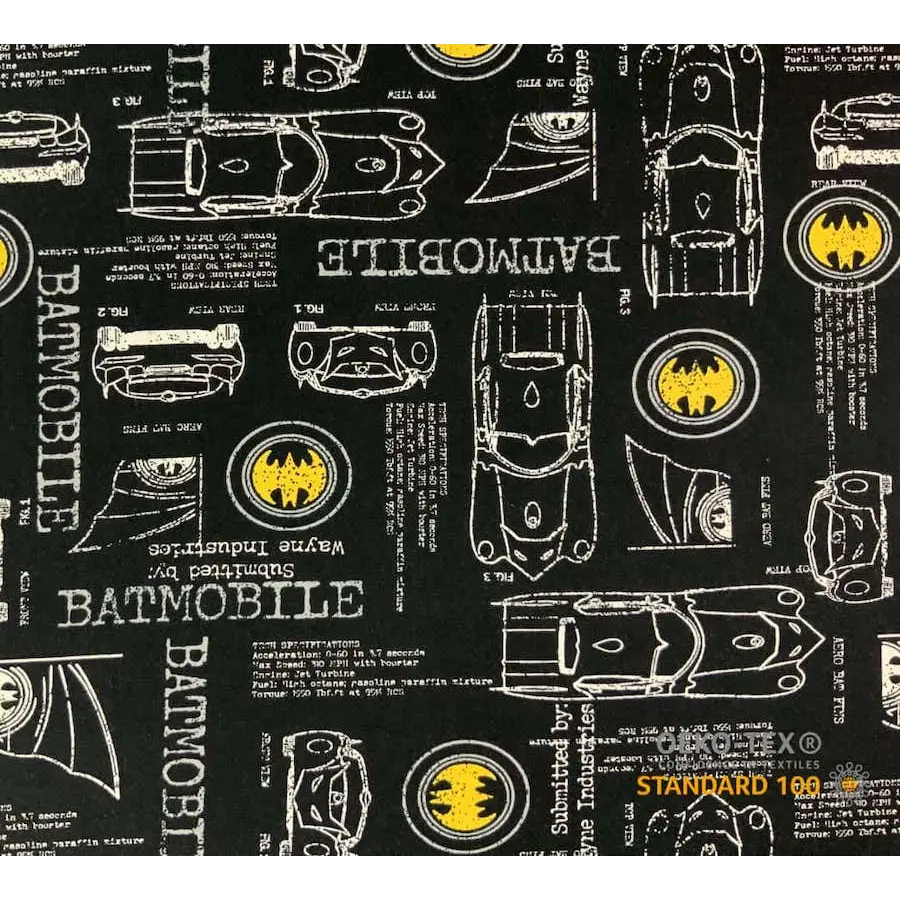 Batman/ Batmobil - Bomuldsjersey - Jersey