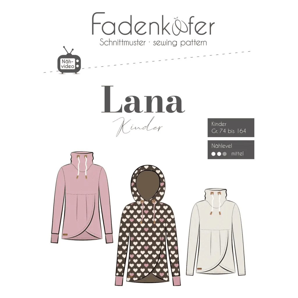 Lana bluse, 74 - 164 - BØRN - Fadenkäfer - Stofsaksen