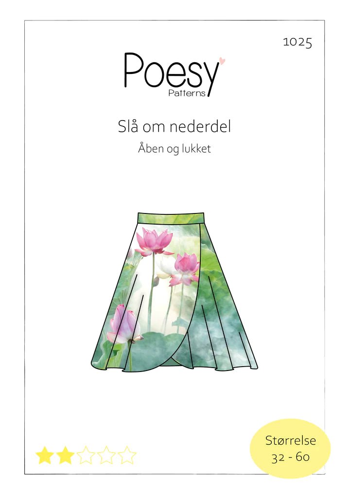 Slå om nederdel 1025 - Stofsaksen