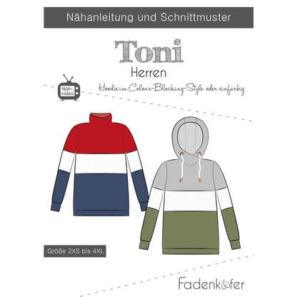 Toni Hættetrøje - 2XS - 4XL - Fadenkäfer - Stofsaksen